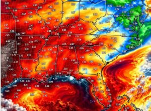 Heavy Rain Targets Texas and Oklahoma With 5 to 7 Inches Possible by Next Weekend as Louisiana Mississippi and Alabama Also Face a Soaking