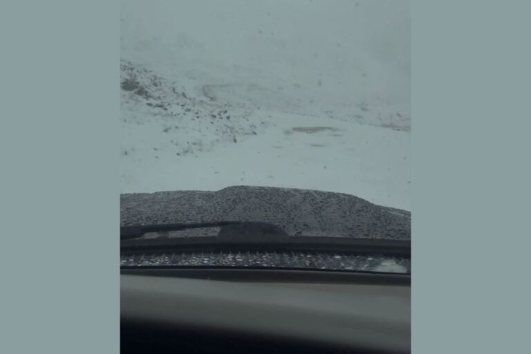 Early Snow Blankets California Gulch Near Leadville Colorado With 2 to 5 Inches as High Mountain Roads Turn Slick and More Snow Falls Tonight