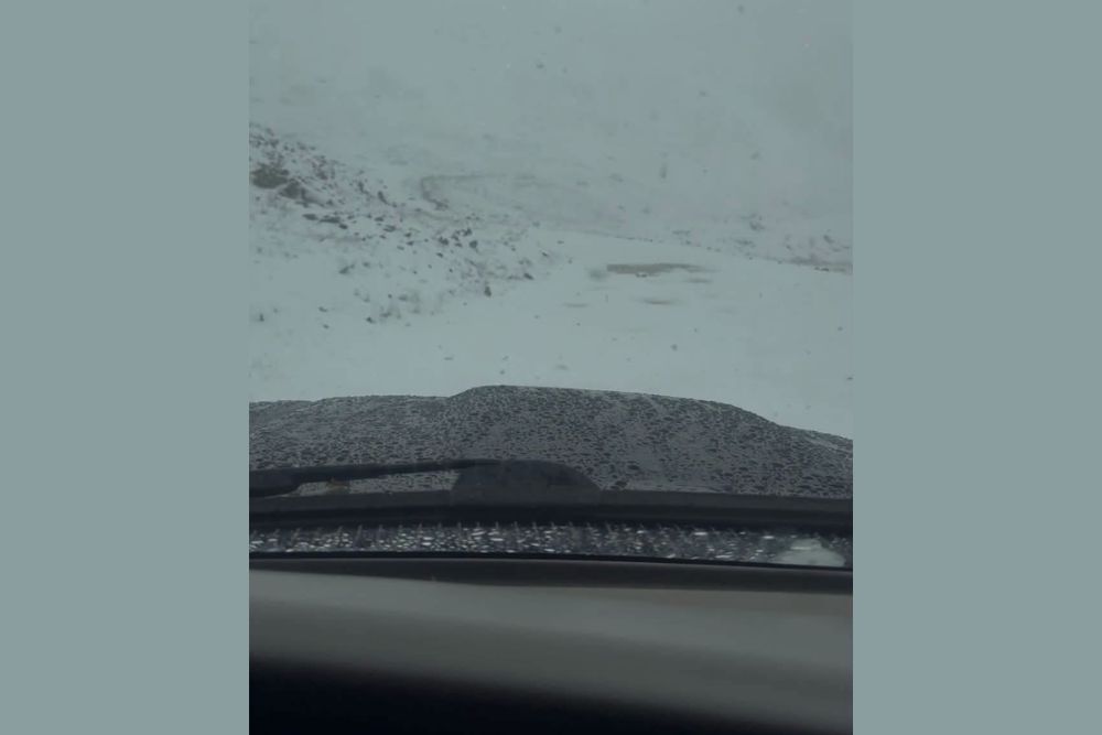Early Snow Blankets California Gulch Near Leadville Colorado With 2 to 5 Inches as High Mountain Roads Turn Slick and More Snow Falls Tonight
