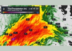 Heavy Rain Targets Nebraska and Western Iowa This Saturday With Omaha Seeing Nearly 2 Inches and Grand Island Topping Nearly 3 Inches