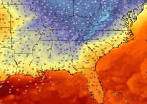 Long Range Models Suggest Cooler Fall Air Could Reach the South by October 1st With Morning Lows in the 40s and 50s
