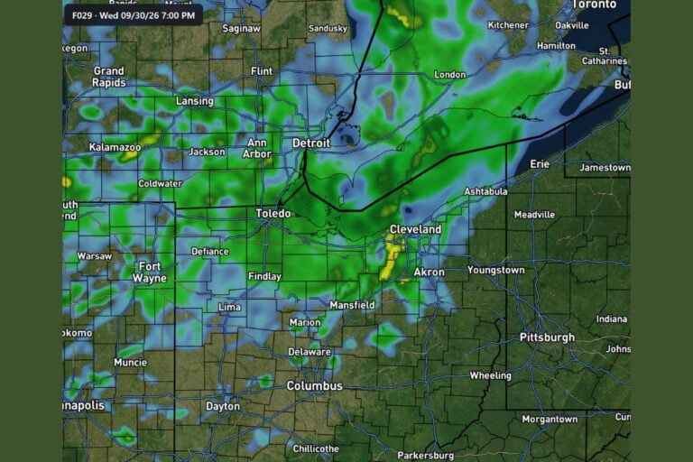 Weather Whiplash Hits Ohio as Light Rain Wednesday Gives Way to Summer Heat Thursday With Highs Near 85 Before More Rain by Friday