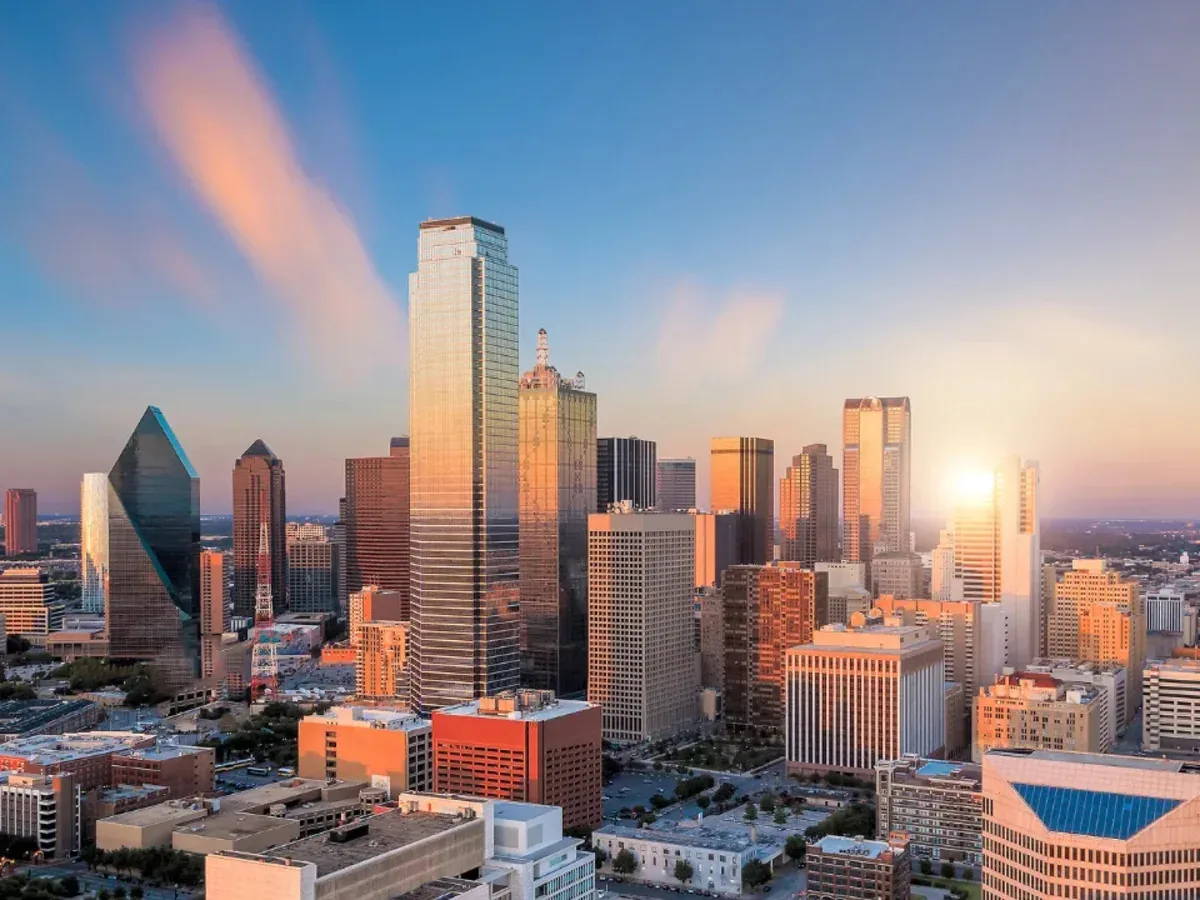 Downtown Dallas skyline representing North Texas business growth and AI adoption