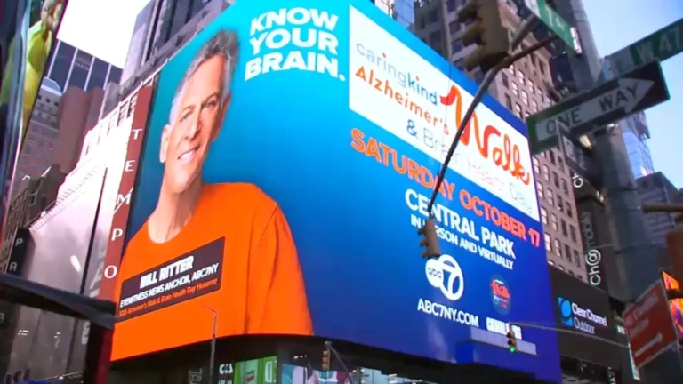 Bill Ritter Honored in Times Square as Caringkind Spotlights Alzheimer’s Advocacy, Brain Health Awareness and Upcoming Central Park Walk in New York City